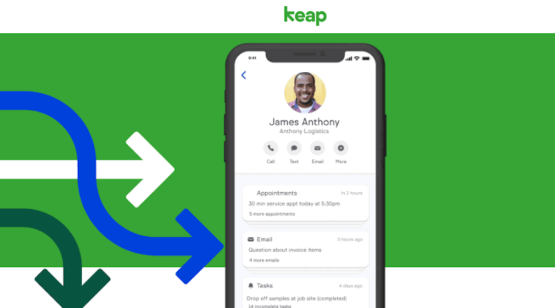 Keap lets you run your business with ease