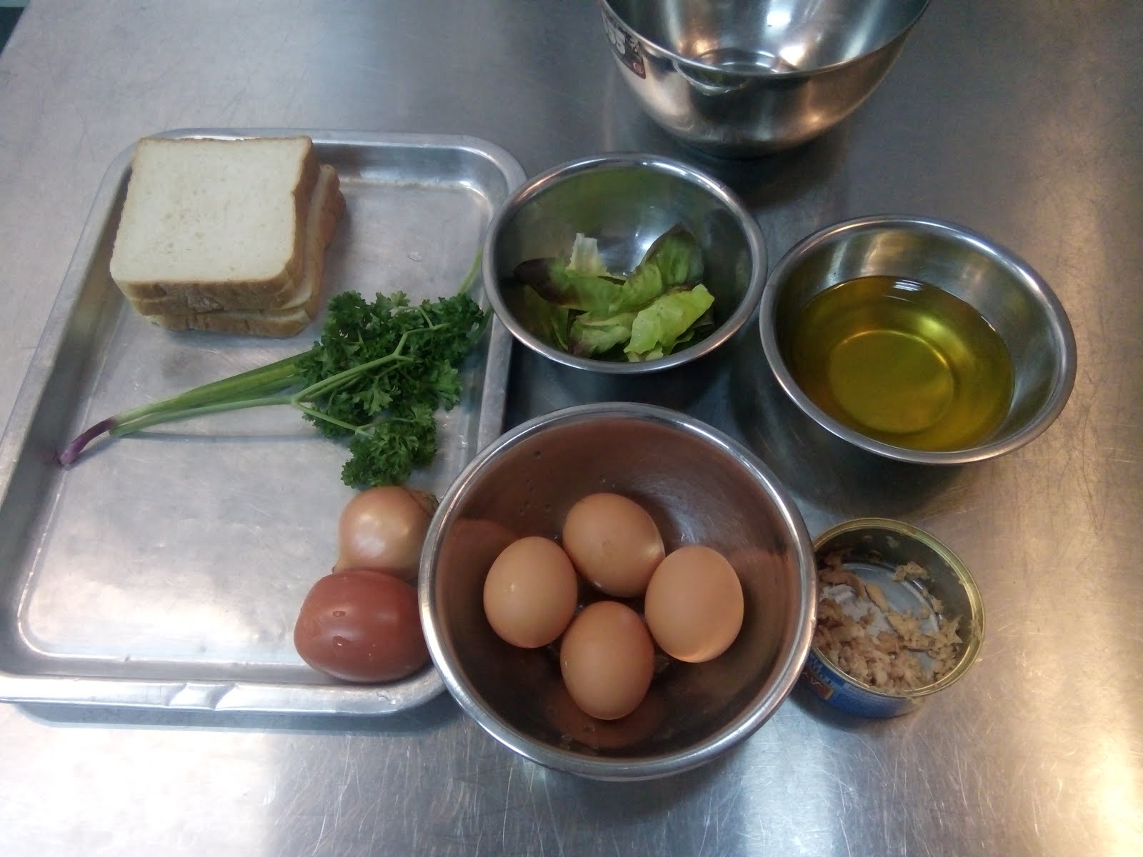Tuna, Egg Mayo Sandwich and Homemade Mayo Shahril Recipes