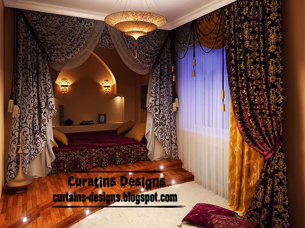 luxury curtain patterns for bedroom, curtain patterns
