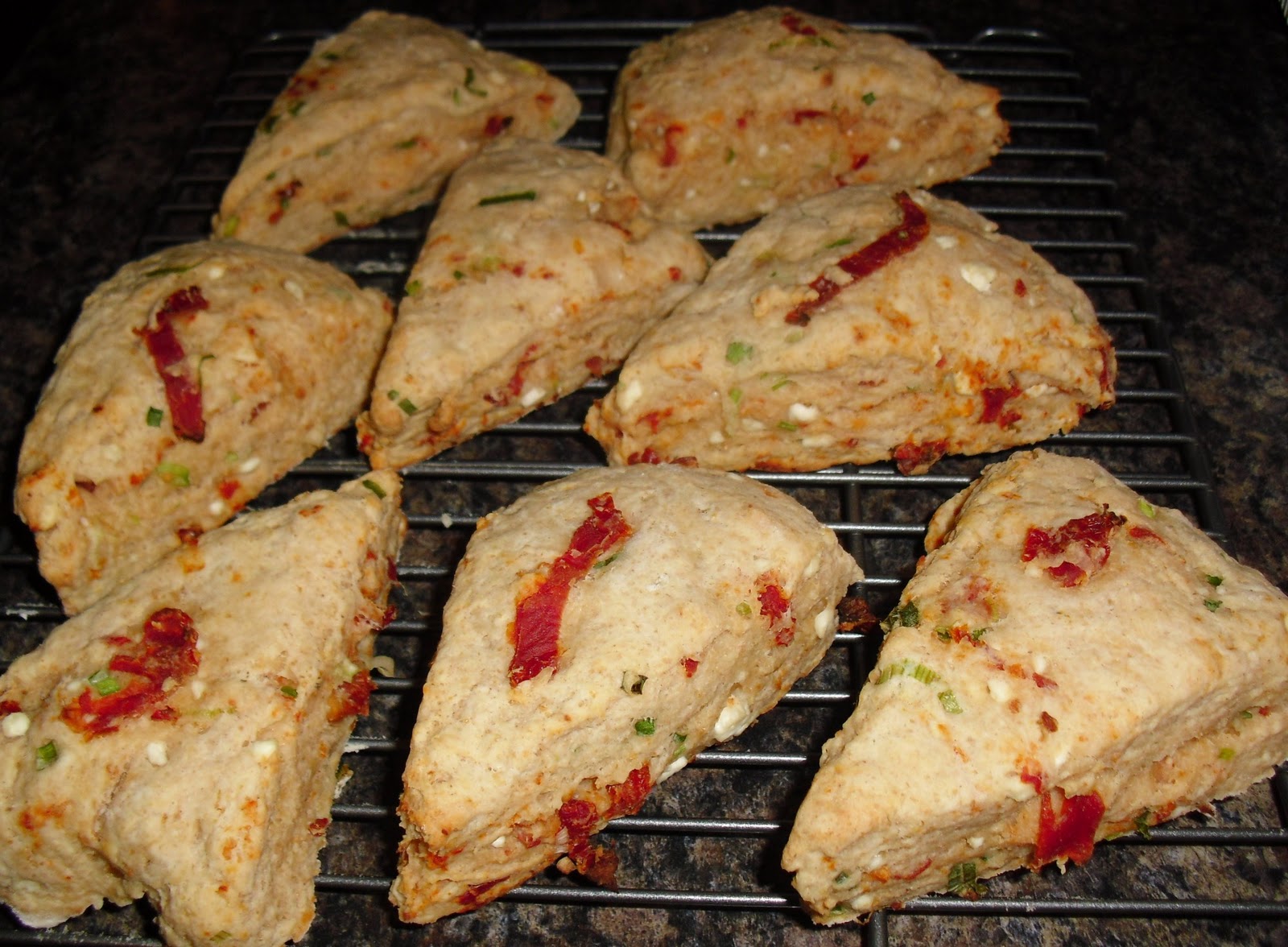 Serenity Swamp Sundried Tomato and Feta Scones