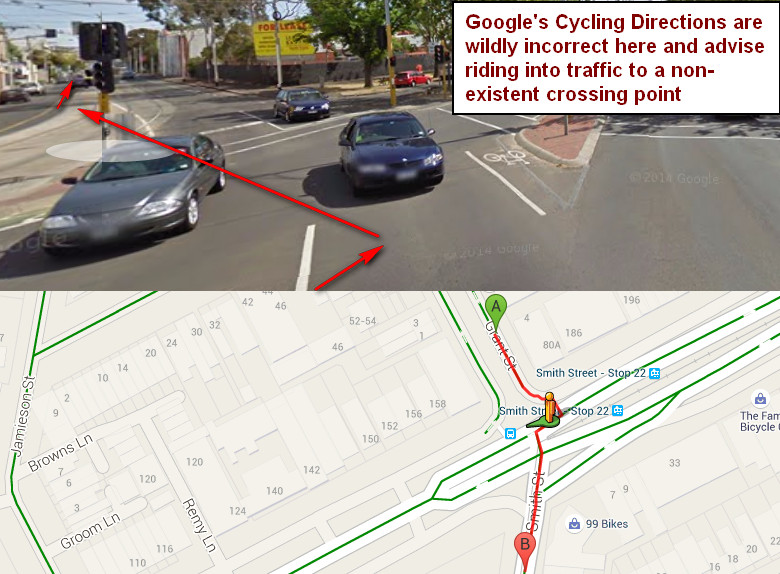 how to plot a cycle route on google maps