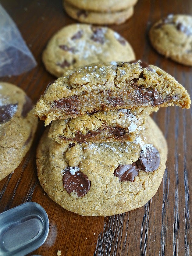Wholesome and Decadent Chocolate Chip Cookies