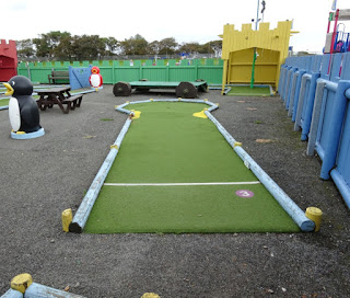 Crazy Golf course at Pontin's Prestatyn Sands holiday park Crazy Golf course at Pontin's Prestatyn Sands holiday park