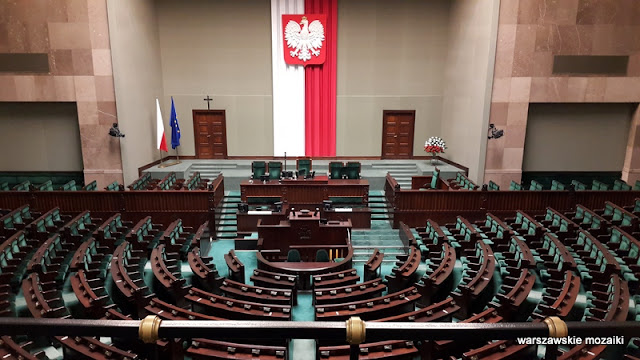 Warszawa Warsaw Wiejska Sejm Rzeczypospolitej Polskiej Pniewski Sala Posiedzeń