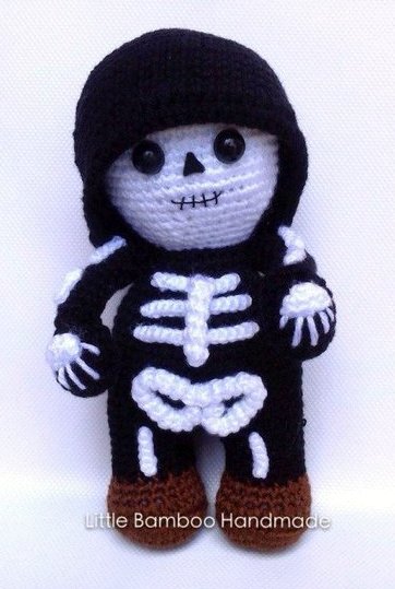 Skeleton Crochet pattern, halloween crochet pattern, halloween doll, halloween amigurumi pattern, Amigurumi Skeleton, Skeleton amigurumi pattern, crochet Skeleton doll, skeleton Amigurumi, Skeleton toy