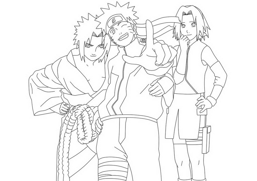 download gambar mewarnai naruto