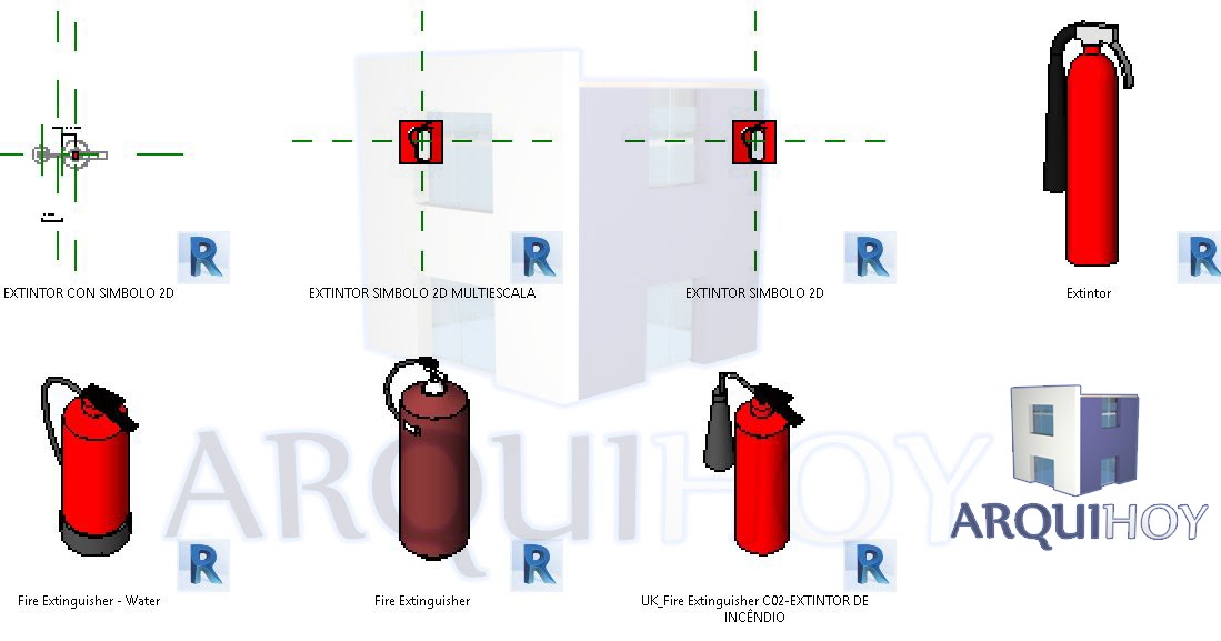 Familia extintor contra incendios / Family Fire Extinguisher (RFA