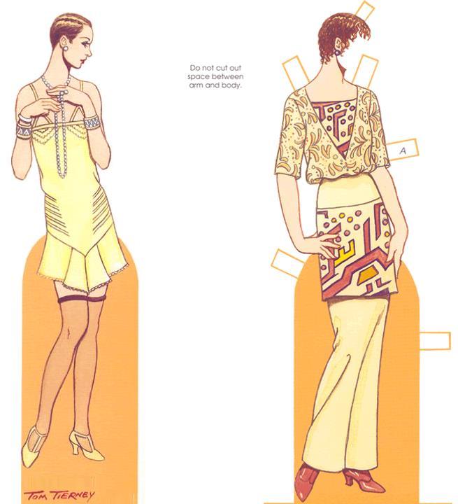 PAPERMAU Art Deco Fashions Dress Up Paper Dolls by Dover Publications