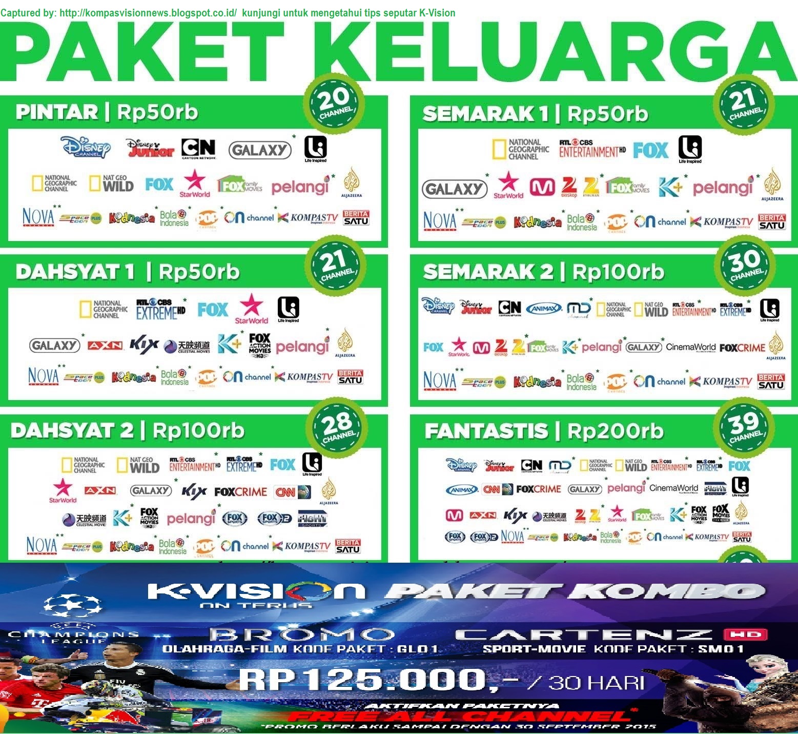 K Vision Promosi Dan Cara Berlangganan Transvision Dulu Telkomvision