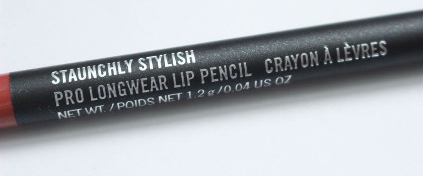 MAC Pro Longwear Lip Pencil in Staunchly Stylish