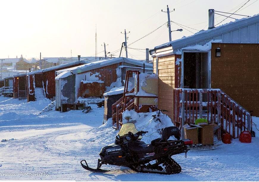 Ultima Thule Igloolik and Hall Beach, two nearby arctic settlements in