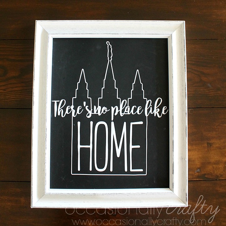 Vinyl up a chalkboard with this gorgeous temple quote inspired by The Wizard of Oz!