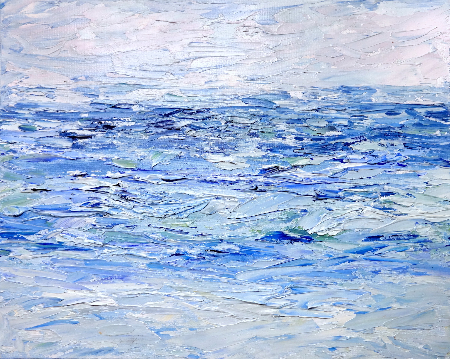Sea Dean Paint a Masterpiece OCEAN BLUE DRYING AN OIL