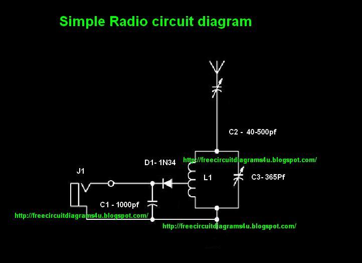 Simple radio circit diagram CIRCUIT DIAGRAMS FREE