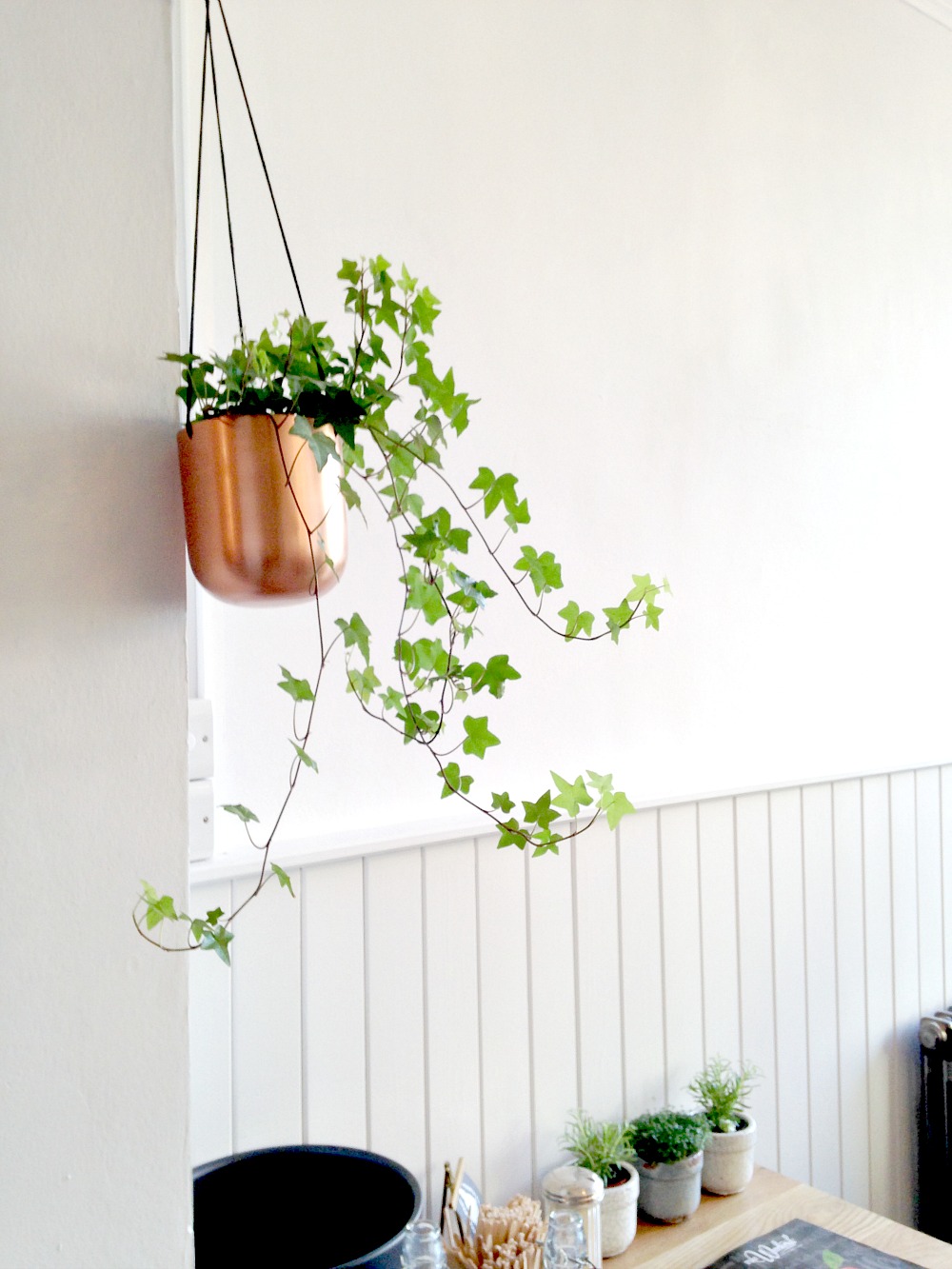 chic copper style anf green hanging planters copper hanging planters