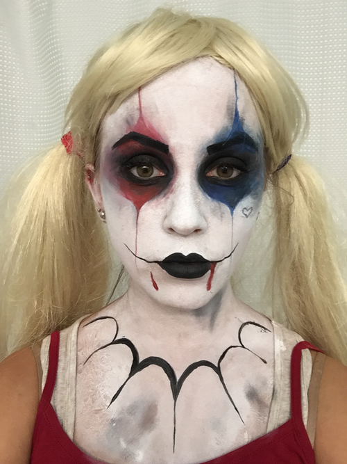 Erica's DIY Work: Harley Quinn face paint