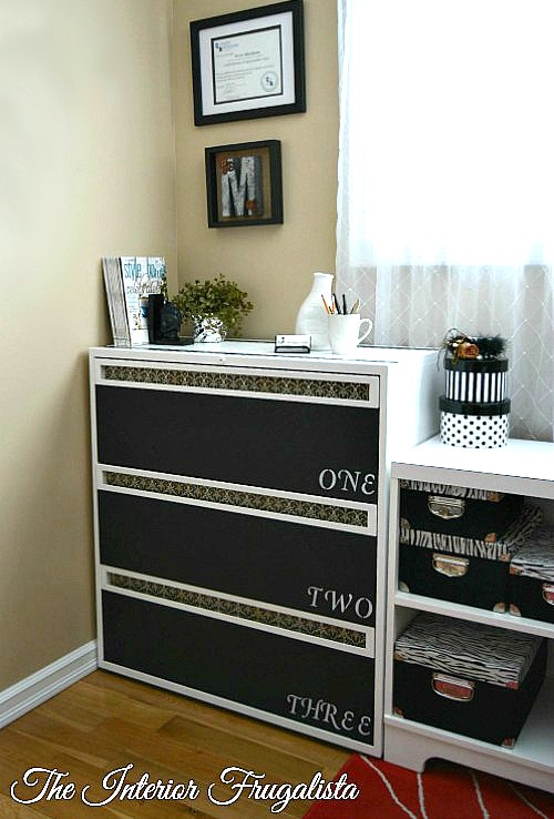 Metal Lateral File Cabinet Makeover 
