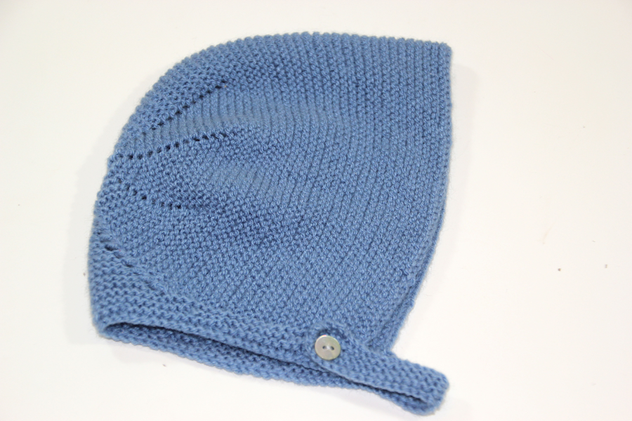 DIY Tejer Bebé: Cómo hacer capota de punto con dos agujas