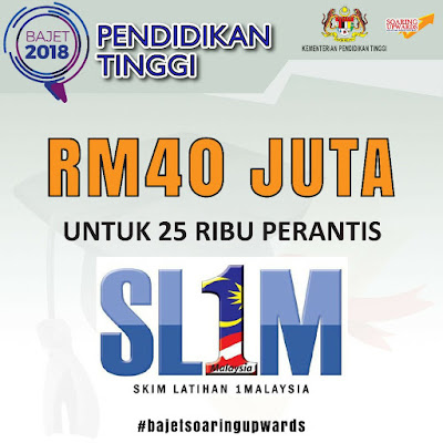 Borang Pendaftaran SL1M Skim Latihan 1Malaysia 2018 Online