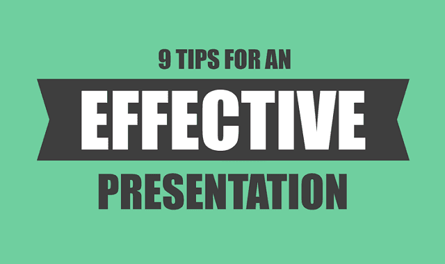 Image: 9 Tips for an Effective Presentation