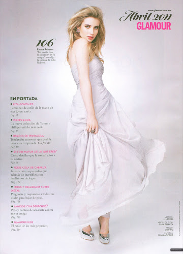 Emma Roberts- Glamour Magazine 