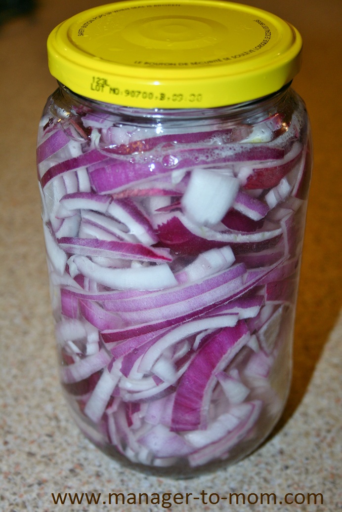 Manager to Mom "AntiSick" Recipe Onion, Lemon and Honey Drink