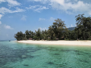 The beach at Pulau Besar