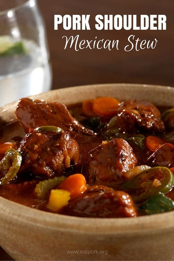 Love this simple and savory pork shoulder stew. Health Meal Prep Ideas