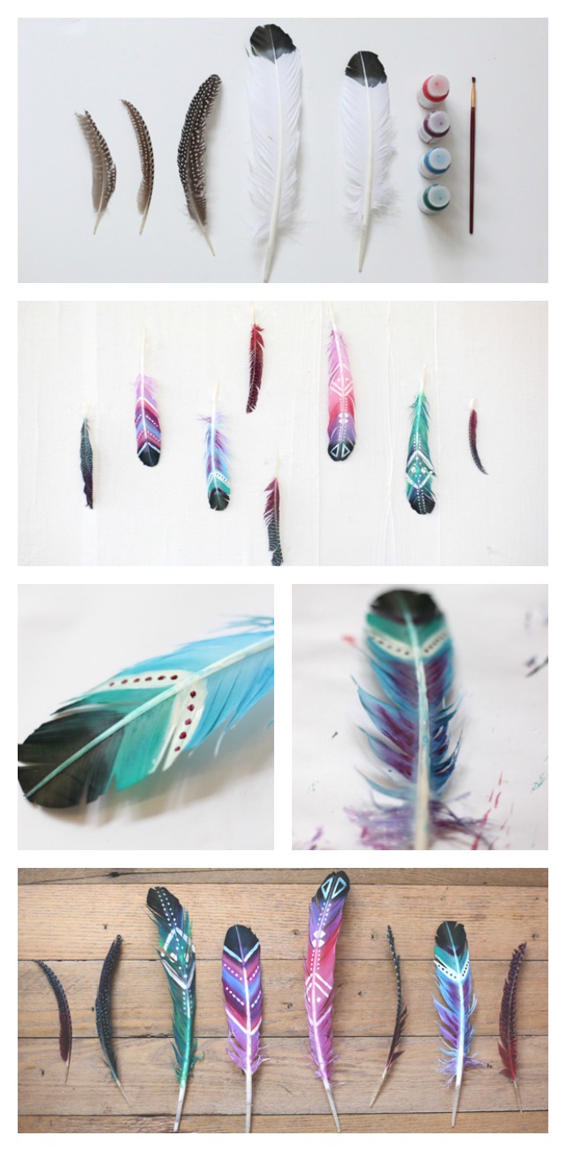 Ideas para decorar con plumas