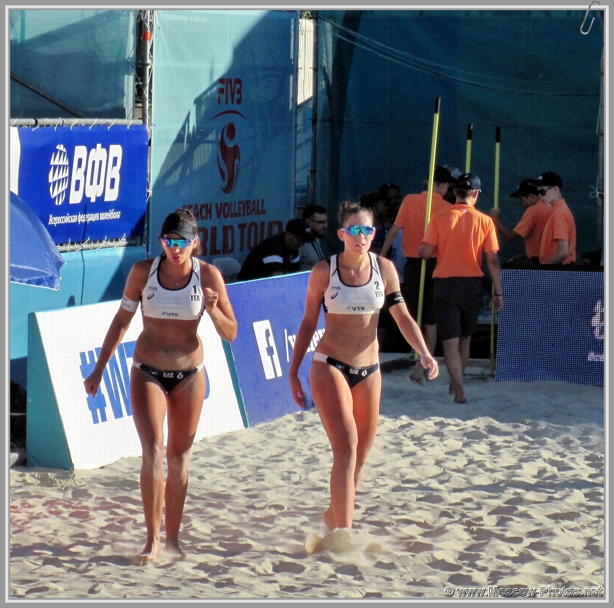 Marta Menegatti and Viktoria Orsi Toth  at FIVB Beach Volleyball World Tour