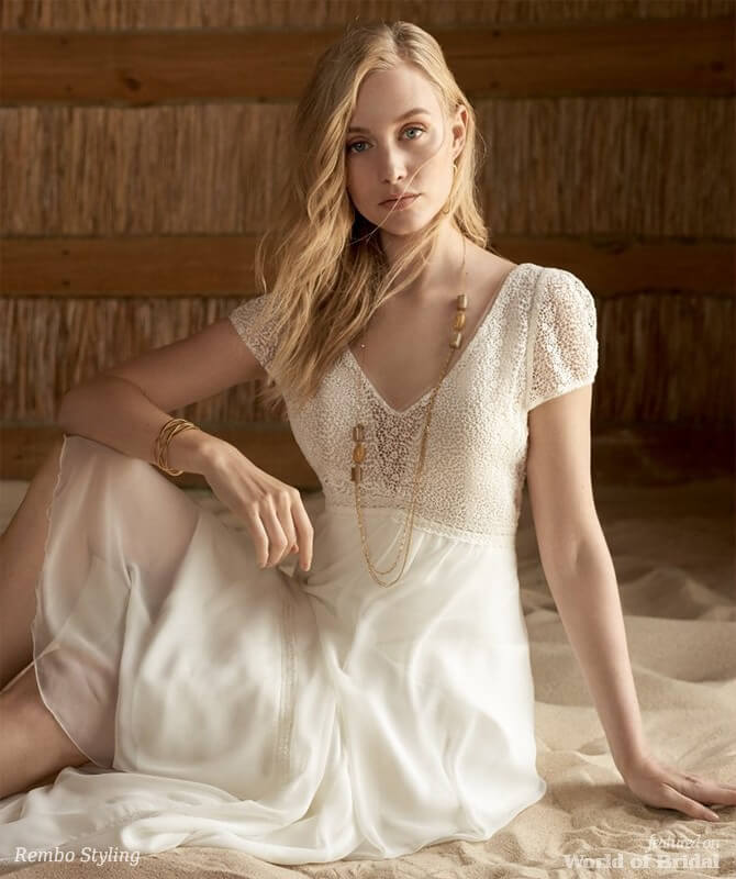 2018 Wedding Dresses High Waisted