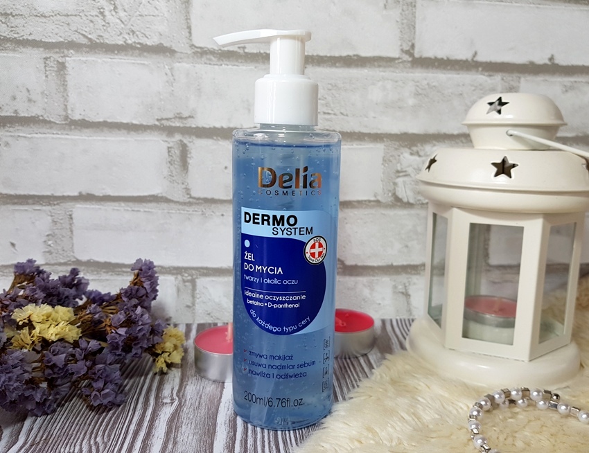 Delia Dermo system Żel do mycia twarzy i okolic oczu