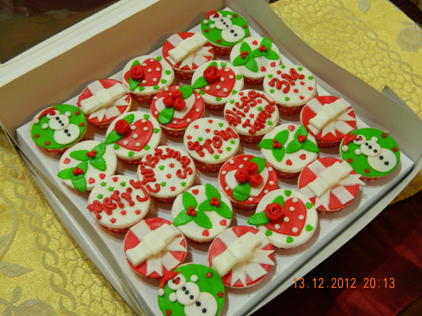 Mybabydeco: Cupcakes Merry Christmas Collections 2