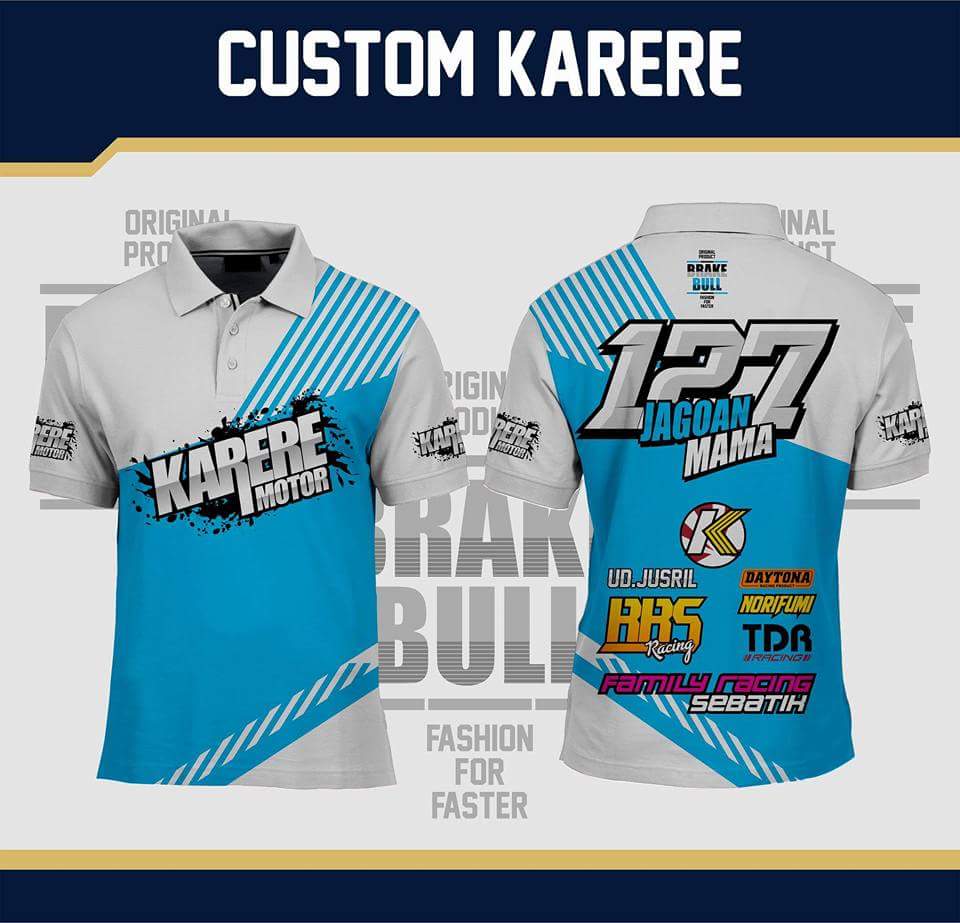 Jersey Racing Polos Jersey Kekinian Online