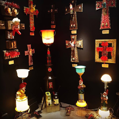Gaelle Renard-Werner et ces détournements d'objets expose à expo4art