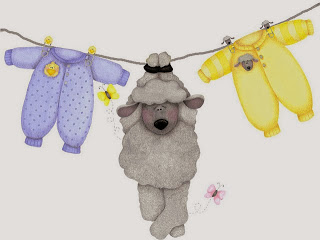 Free Printable image of Ducks and Sheep for Babies.