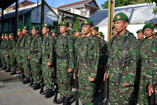 Motif Warna Loreng Seragam TNI  AD  Terbaru Pakaian dinas  