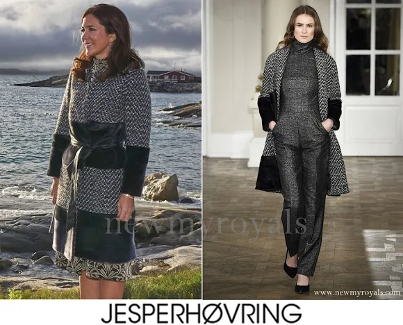Princess Mary wears Jesper Hovring Coat - Fall-Winter 2016-2017