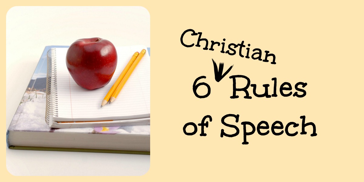 1Minute Bible Love Notes 6 Christian Rules of Speech Developing