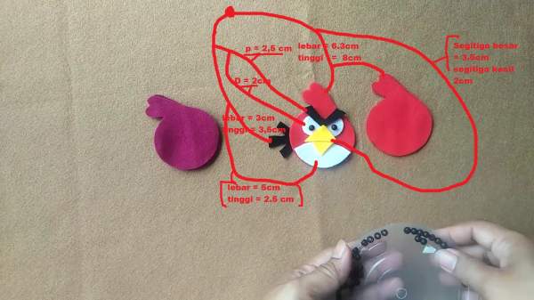 Cara Membuat Boneka Angry Bird Dari Kain Flanel Simpel Dan Lucu Kreator Kerajinan