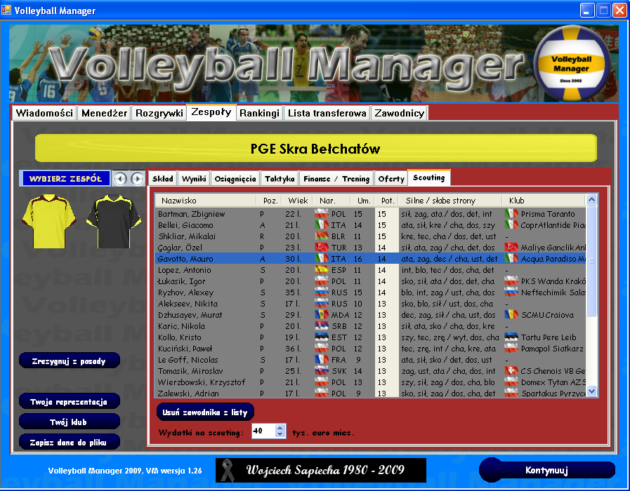 Volleyball Manager VOLLEYBALL MANAGER Volleyball Manager VOLLEYBALL MANAGER