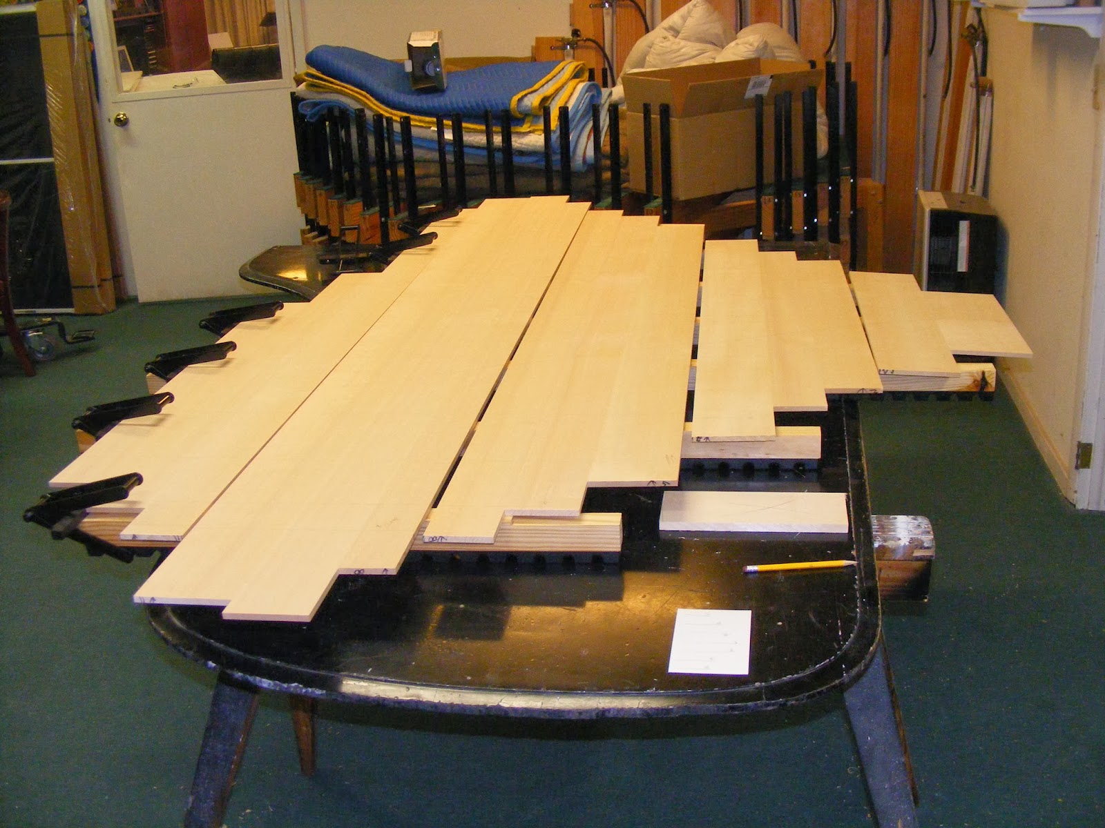 Hess Piano Co. Steinway 250281 Soundboard Built