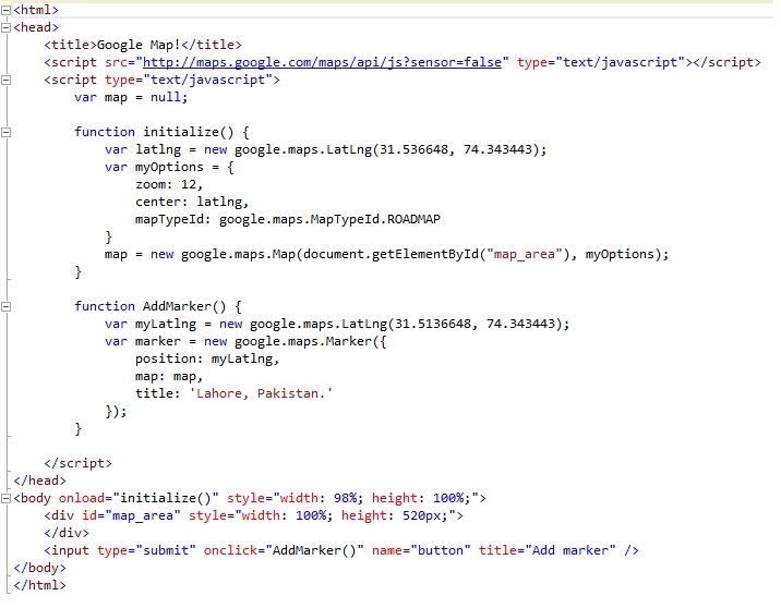 Add Pin on Google Map Add Pin on Google Map