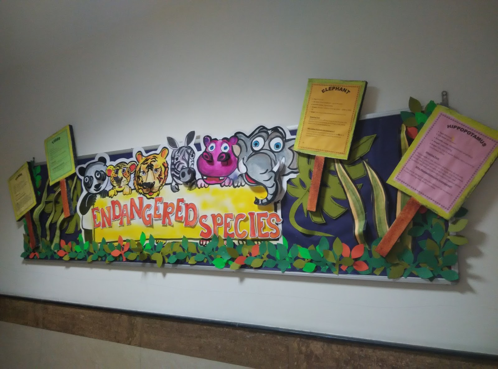 Art ,Craft ideas and bulletin boards for elementary schools: Endangered ...