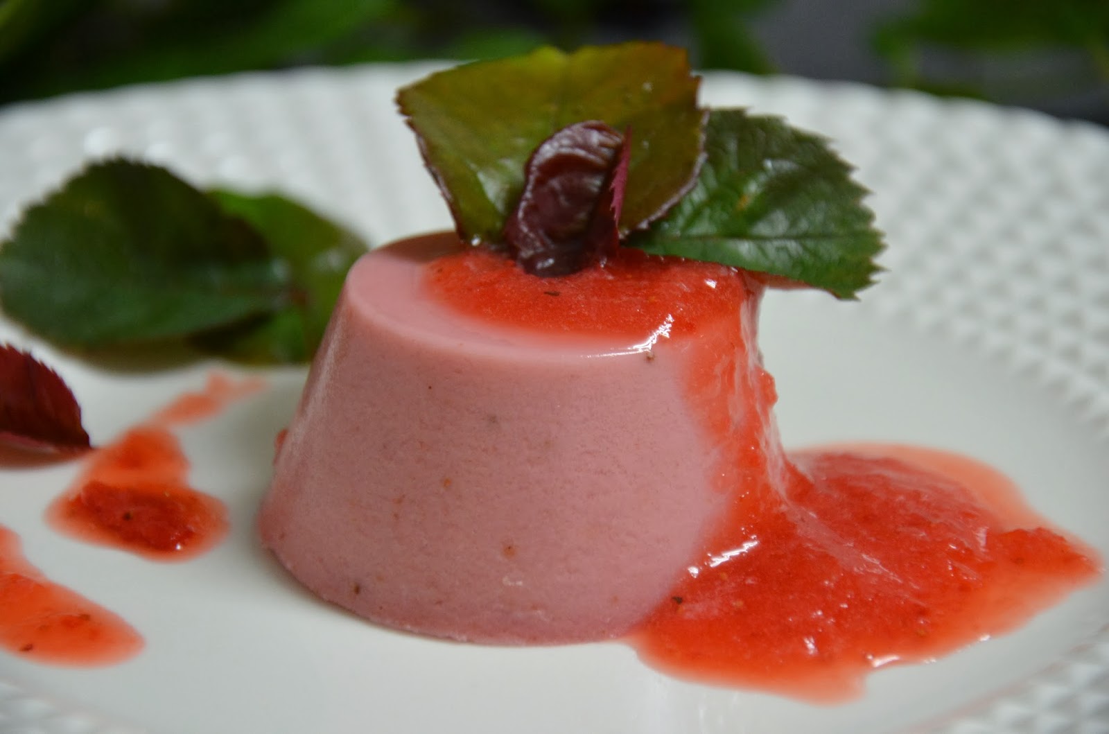 PANNA COTTA DE FRESA