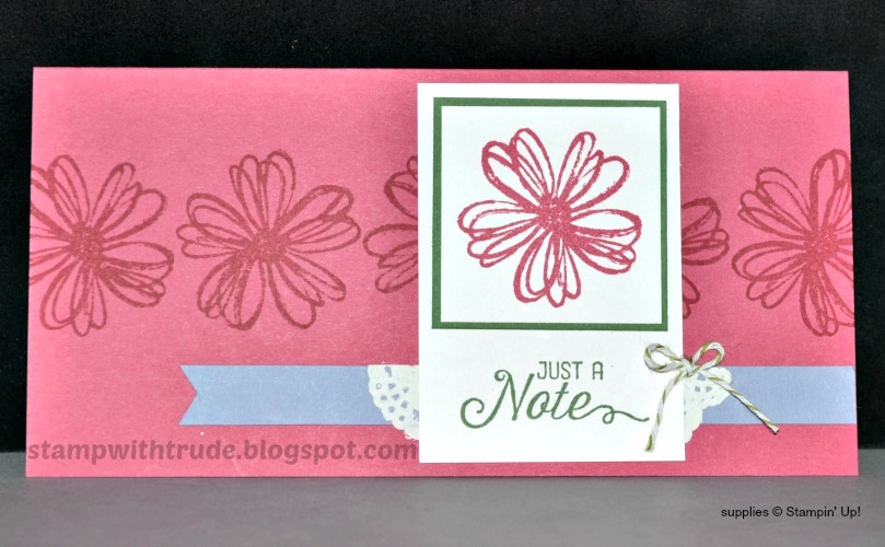 Stamp With Trude Flower Shop Note Card