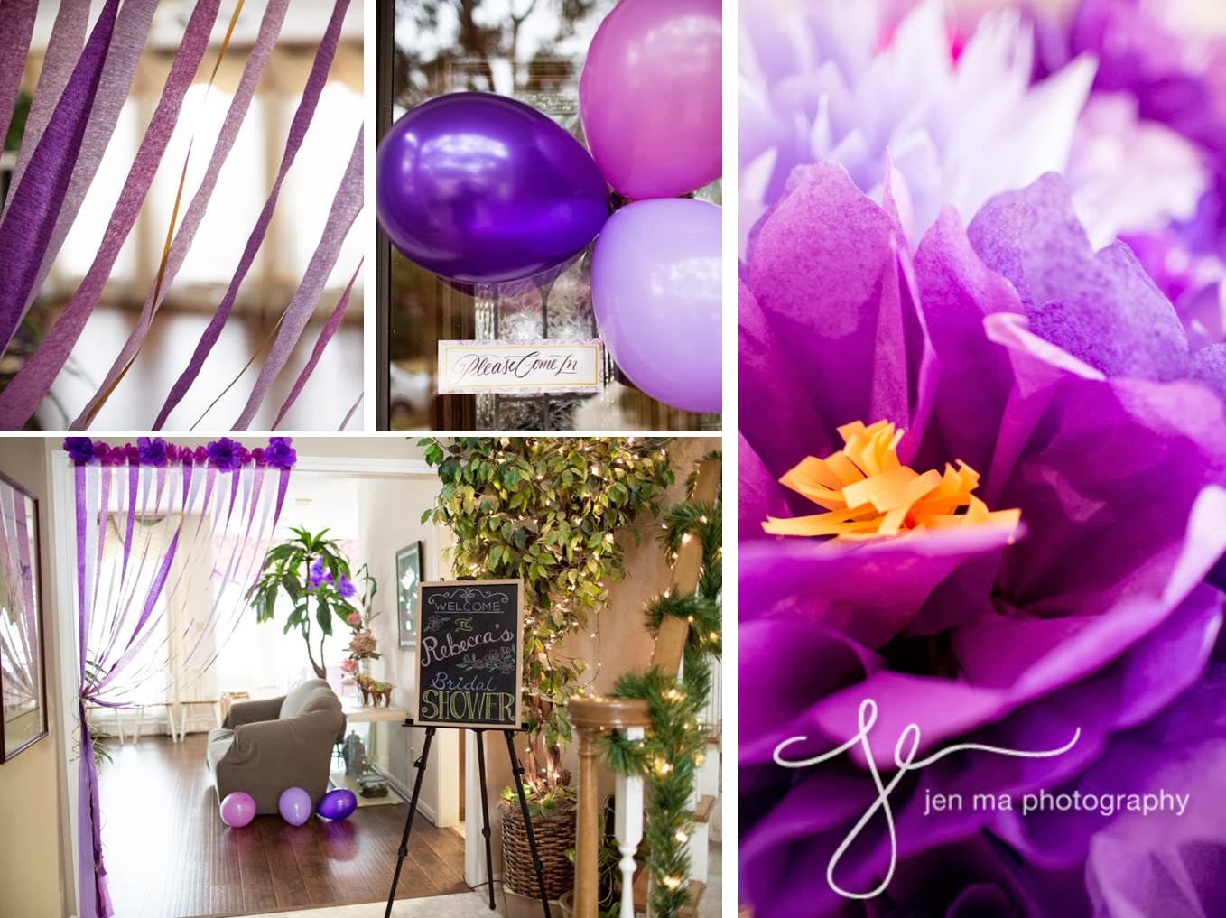 Purple Bridal Shower