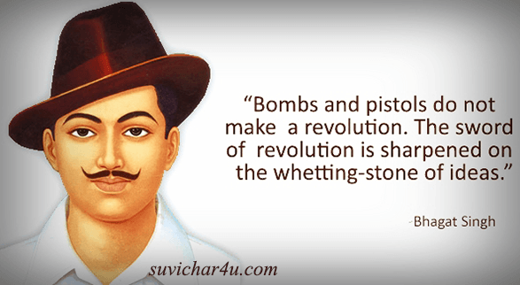 Bombs and Pistols do not make a revolution.