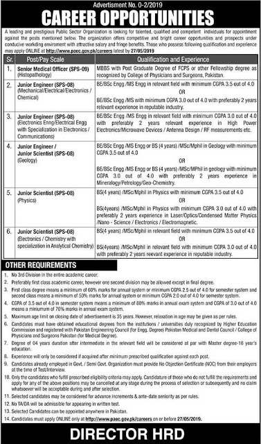 Pakistan Atom Energy Commission PAEC Jobs 2019 Apply Online Pakistan Atom Energy Commission PAEC Jobs 2019 Apply Online/www.paec.gov.pk