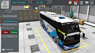 Livery Bus Bussid Doraemon SHD Terbaru Blue Tunas Merapi arjuna